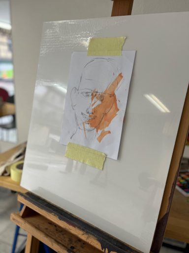 Bild gemalt von einem Mann